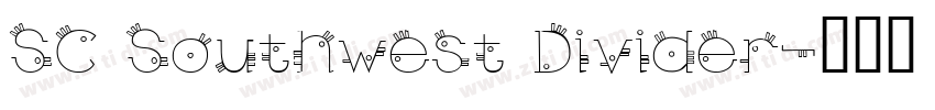 SC Southwest Divider字体转换